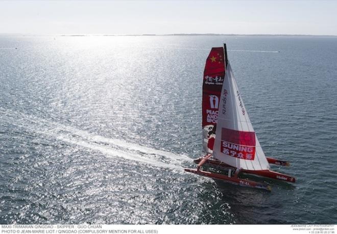 Guo Chuan to complete non-stop sailing - Arctic Ocean World Record Challenge © Jean Marie Liot